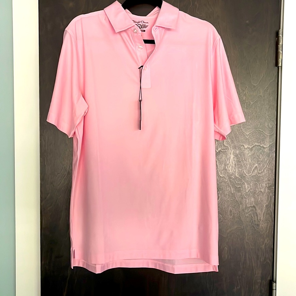 Detroit Golf Club Polo - pink, medium and brand new!